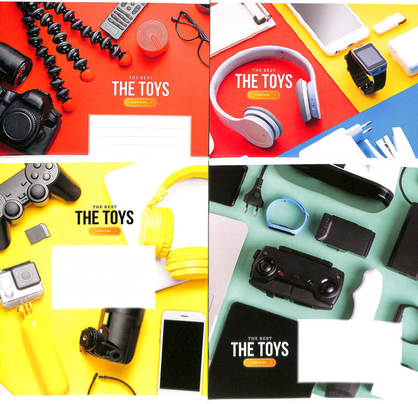 Зошит в клітинку 18 арк. / різні мотиви на палітурці/