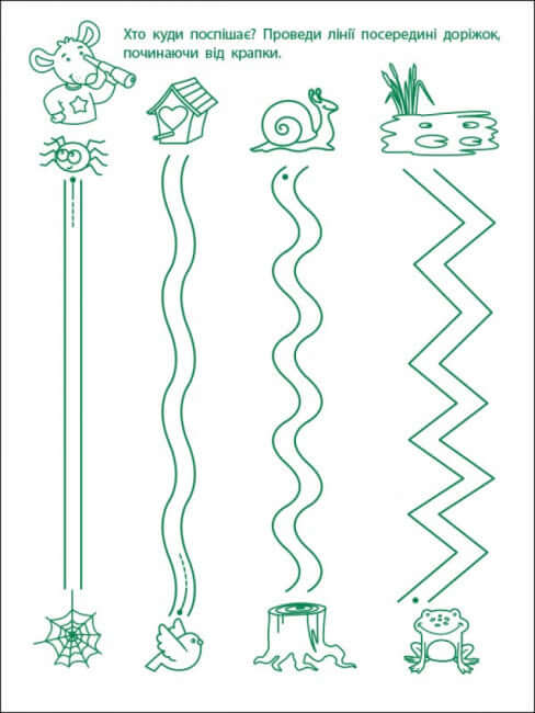 Playful exercises. First steps in writing. Level 1