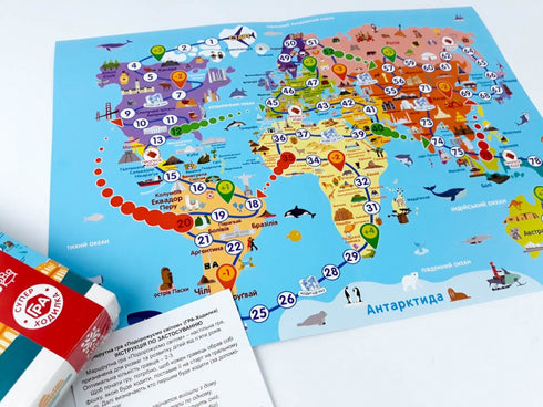 Traveling the World. Board Game