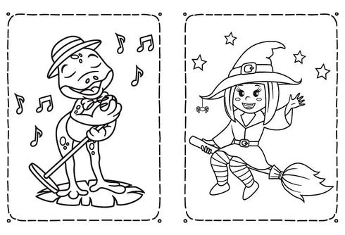 Розмальовка Веселі звірята