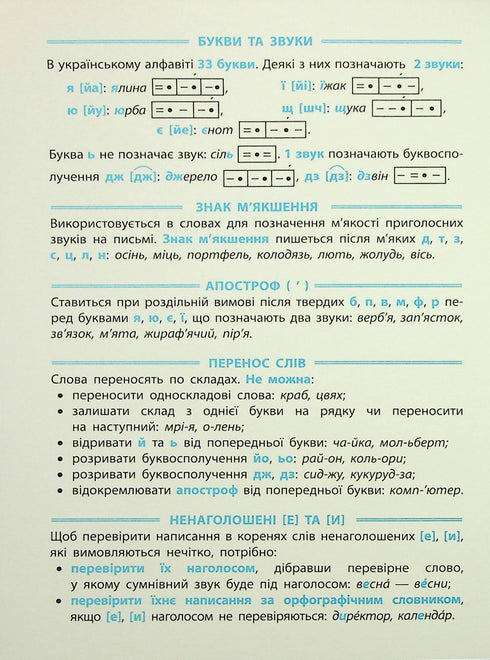 Зошит-репетитор з української мови. Словникові ігри та головоломки 1-2 класи