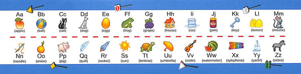 Bookmark English Alphabet