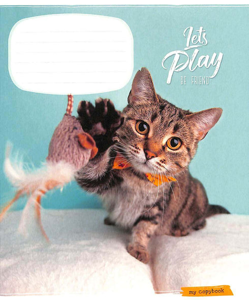 Notebook in a spiral line - 12 sheets. (with various designs on the cover)